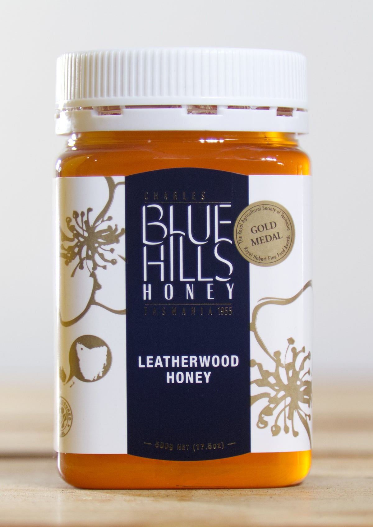 Blue Hills Leatherwood Honey 500g new packaging