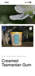 Blue Hills Creamed Tasmanian Gum Honey 500g