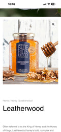 Blue Hills Leatherwood Honey 500g